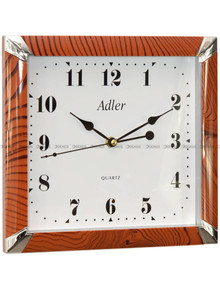 Zegar ścienny Adler ME17-Cherry - 30x28 cm