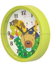 Zegar ścienny dla dzieci Adler 30083-Green - 20 cm