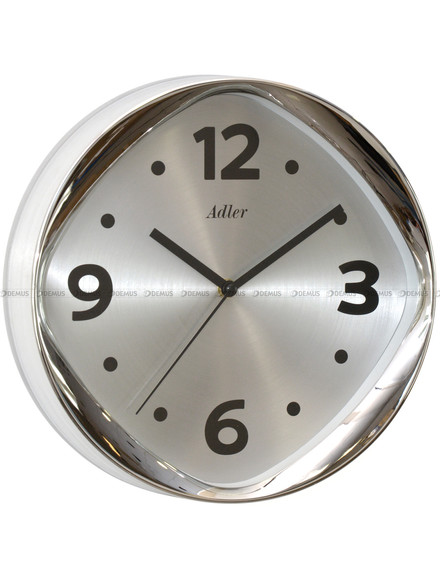 Zegar ścienny Adler 30293-Silver - 30 cm - płynąca wskazówka