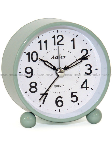 Budzik z płynąca wskazówką Adler PT513-3-Green - 8x9 cm