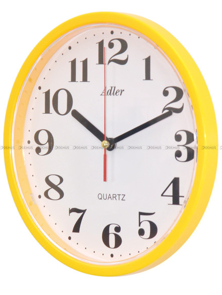 Zegar ścienny Adler 30019-YELLOW