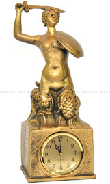 Zegar kominkowy figurka Syrenka - Adler 80178-A - 16x37 cm