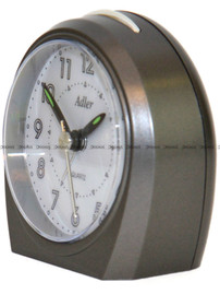 Budzik z płynąca wskazówką Adler 40155-GR - 8x8 cm