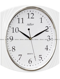 Zegar ścienny Adler 30094-Biały - 33x28 cm