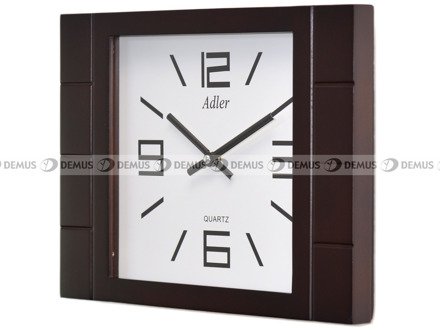 Adler 21129-W1 Zegar ścienny kwarcowy, Orzech