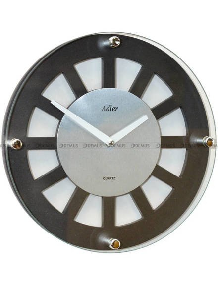 Adler 21158-ANTRACYT-SILVER Zegar ścienny
