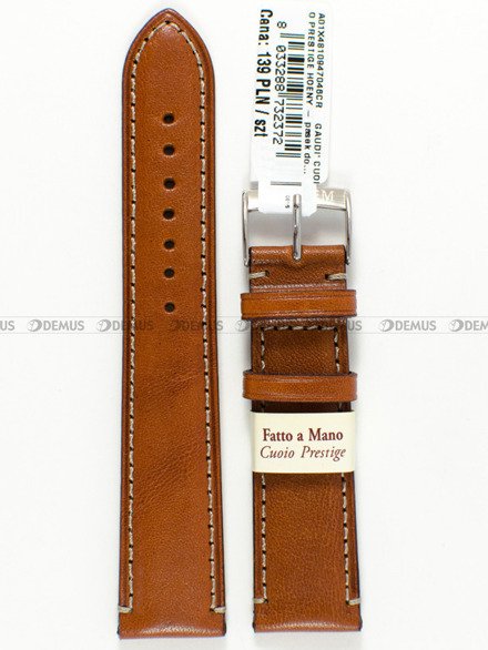 Pasek do zegarka skórzany - Morellato X4810947046 - 18 mm brązowy