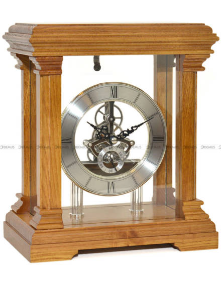 Zegar kominkowy Adler 22145-D drewniany, odcień dąb
