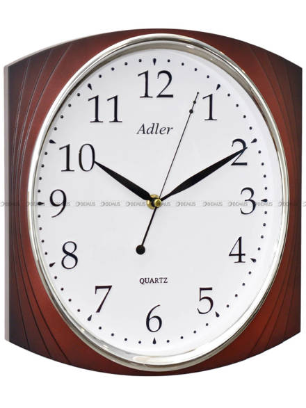 Zegar ścienny Adler 30094-Brązowy - 33x28 cm