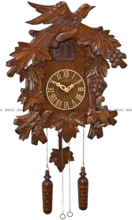Zegar wiszący z kukułką Adler 24009-W3 - 39x57 cm