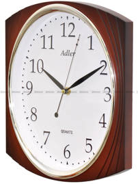 Zegar ścienny Adler 30094-Brązowy - 33x28 cm